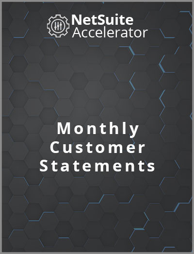 monthly customer statements add on for netsuite automation