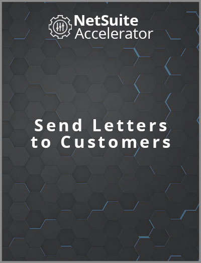 how to send letters to customers with netsuite