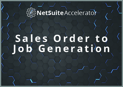 Sales Order to Job Generation