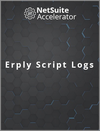Netsuite add on for Erply Script Logs