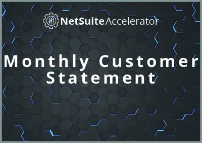 Monthly Customer Statement