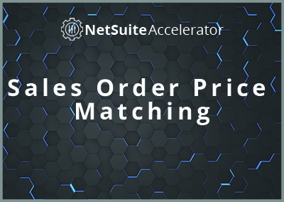 Sales Order Price Matching
