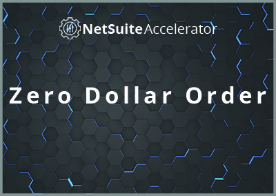 Zero Dollar Order