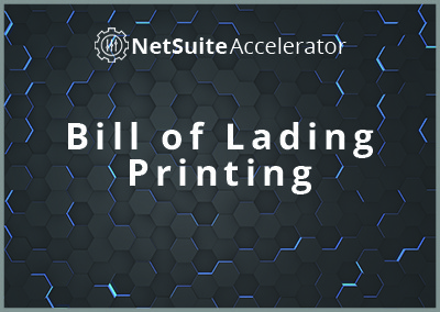 Bill of Lading Printing