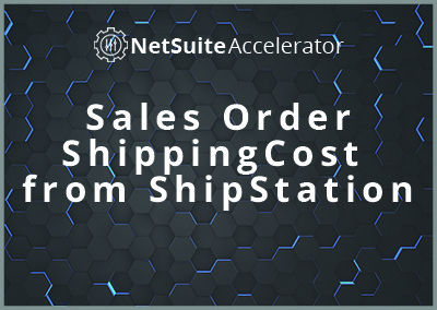 Sales Order Shipping Cost from ShipStation