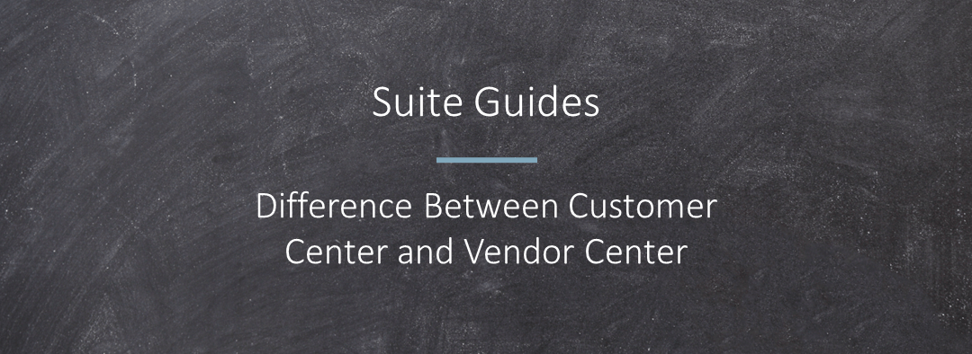 Difference Between Customer Center and Vendor Center in NetSuite